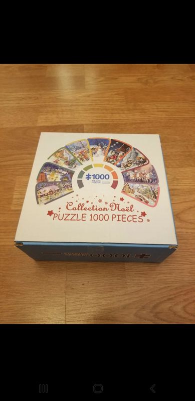 Dossier puzzle avec 4 boîtes de rangement - Tapis puzzle 1000 pièces - Tapis  puzzle