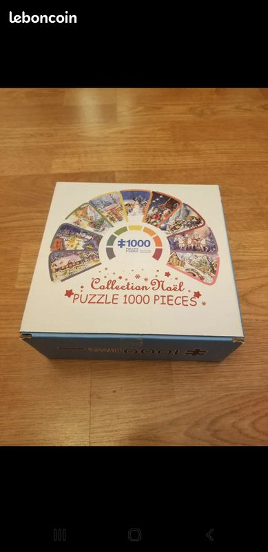 Dossier puzzle avec 4 boîtes de rangement - Tapis puzzle 1000 pièces - Tapis  puzzle