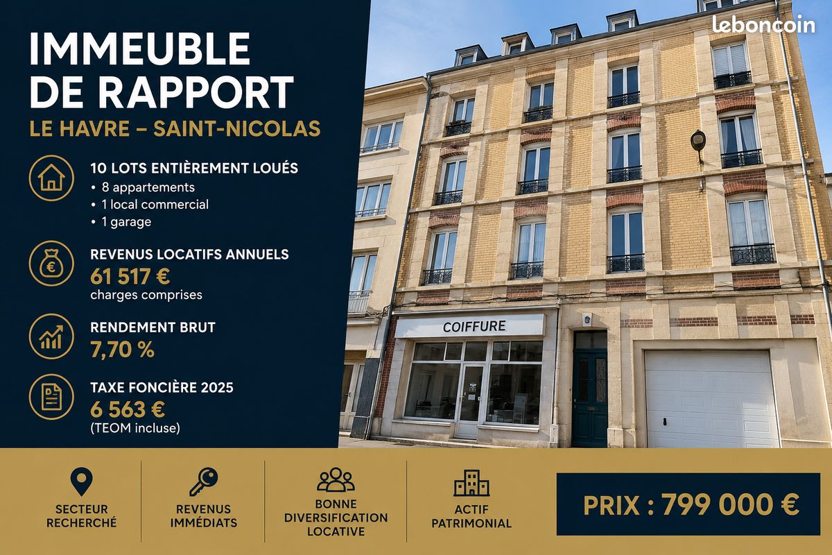 Local commercial 10 pièces 460 m² · à Le Havre · 460 m² · 799 000 €