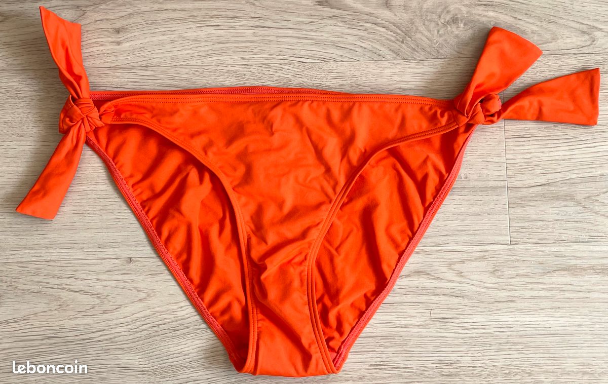 Maillot de Bain Tex Taille 38 Modèle Orange (image 7)