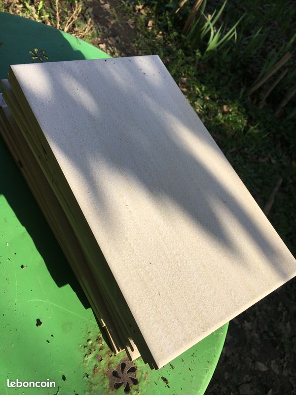 16 carreaux de carrelage beige rosé avec jolis motifs 20 X 33 (image 1)