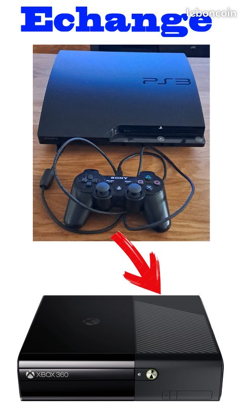 Echange PS3 Slim contre xbox 360 E (image 1)