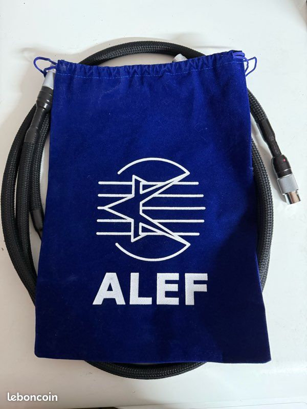 Cable de modulation XLR ALEF ASSOLUTO BLACK SERIES