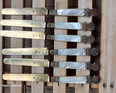 6 Coupes à Avocat + 6 Cuillères Vintage Inox – Parfait état, France