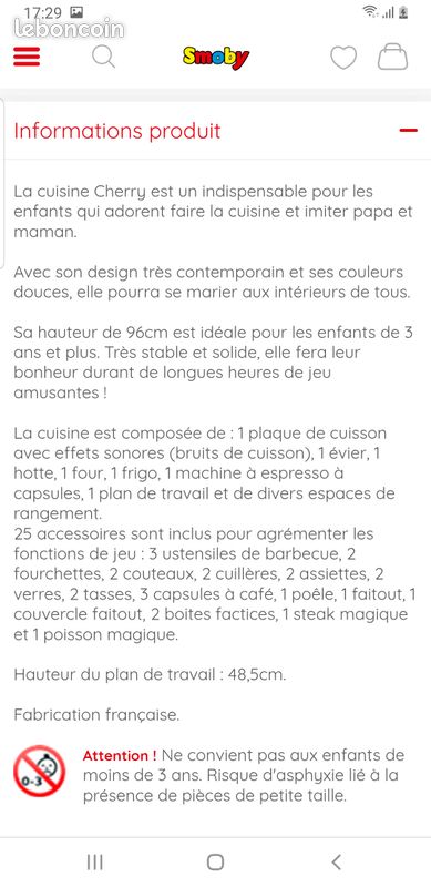 Cuisinière Smoby + accessoires (image 5)