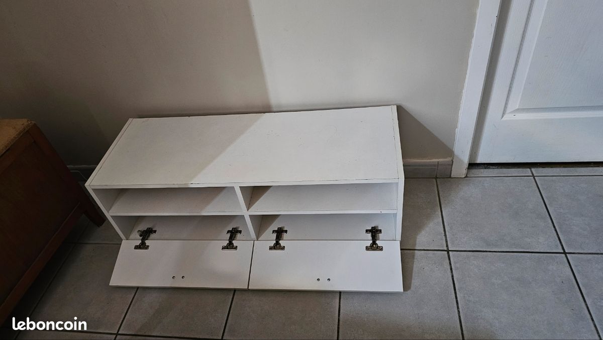 Meuble TV blanc (image 3)
