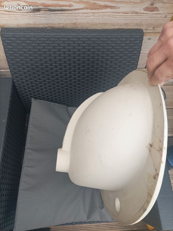 Vasque porcelaine blanc (image 3)