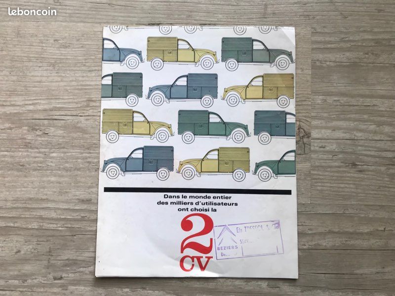 Dépliant publicitaire Citroën 2CV fourgonnette (1962) (image 2)