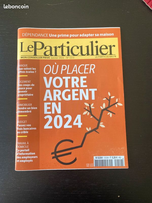 Livre Le Particulier Ou placer votre argent en 2024 (image 1)