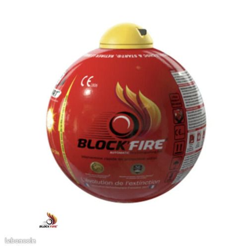 Block Fire –Boule Extinctrice Automatique – Intérieur /Extérieur –NEUF (image 2)