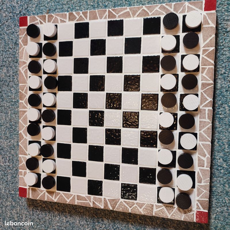 Echiquier damier avec jeu Don Quichotte de la mancha - Schachspiel