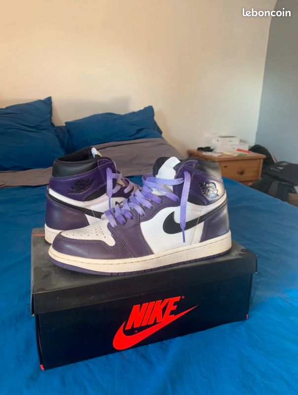 Jordan 1 High Retro Court Purple (image 2)