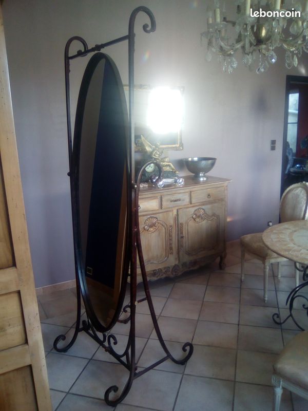 Mirroir sur pied (image 2)