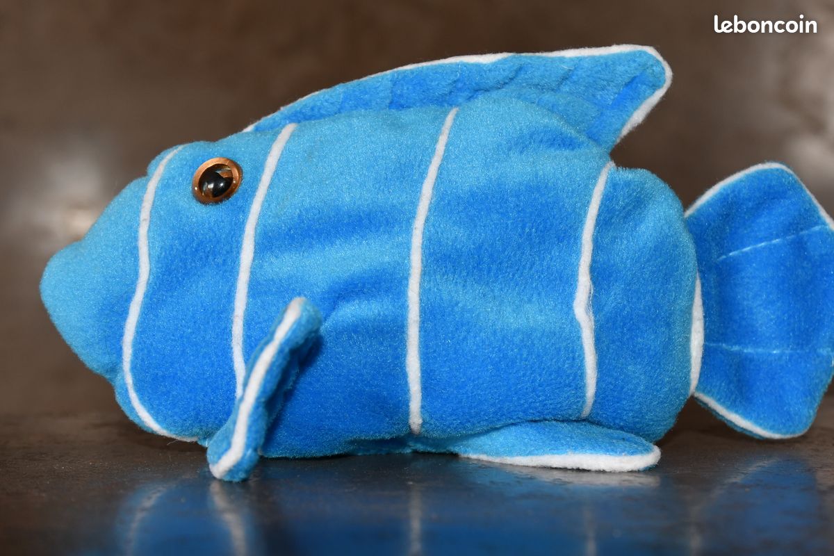 Jouet peluche hippocampe MUTICOLORE - Mon Ami Luki - Gamm vert