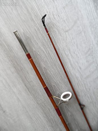 Canne Mouche Sage Lot De 3 Cannes à Pêche Carpe En Bambou Refendu Pezon Et Michel - 285 Cm, 15-30g, Occasion Matériel Pêche Carpe Occasion