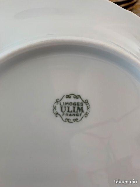 Service assiettes en porcelaine de Limoges (image 5)