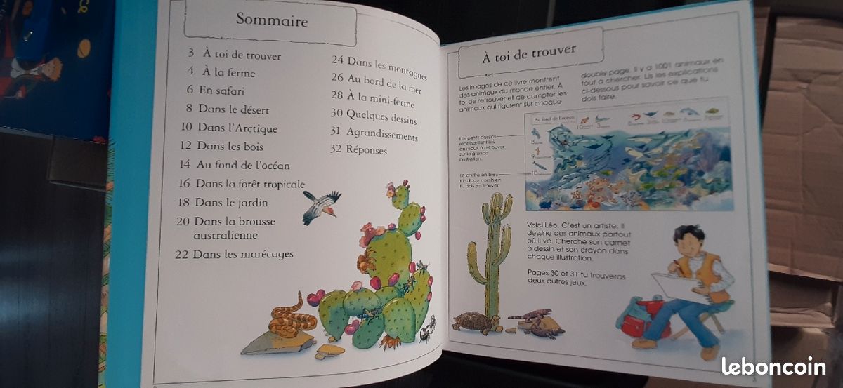 Livre 1001 animaux à trouver Éditions Usborne (image 4)