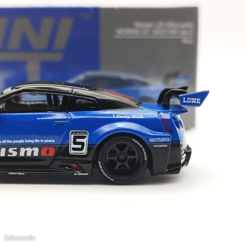 MINI GT 1:64 LBWK Works GT Nissan 35GT RR VER2 – Nero Opaco, RHD, In Scatola #291