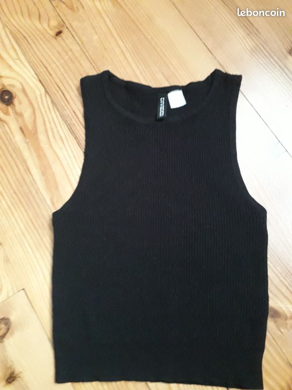 Débardeur noir femme (image 1)