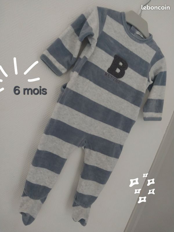 Pyjama bébé Bout’Chou – 6 mois (image 1)