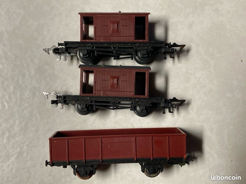 Lot De Train électrique HO – Locomotive Et Wagons – Occasion