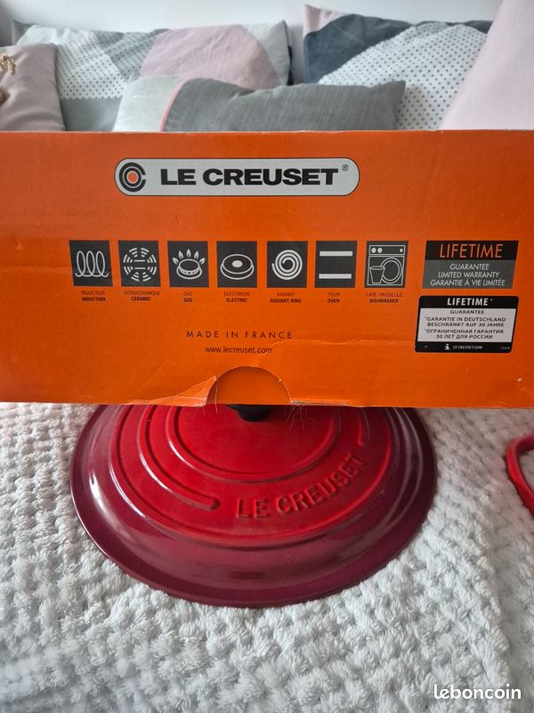 Cocotte Le Creuset Cousance 32 D1 – Fonte émaillée Ancienne, Faitout