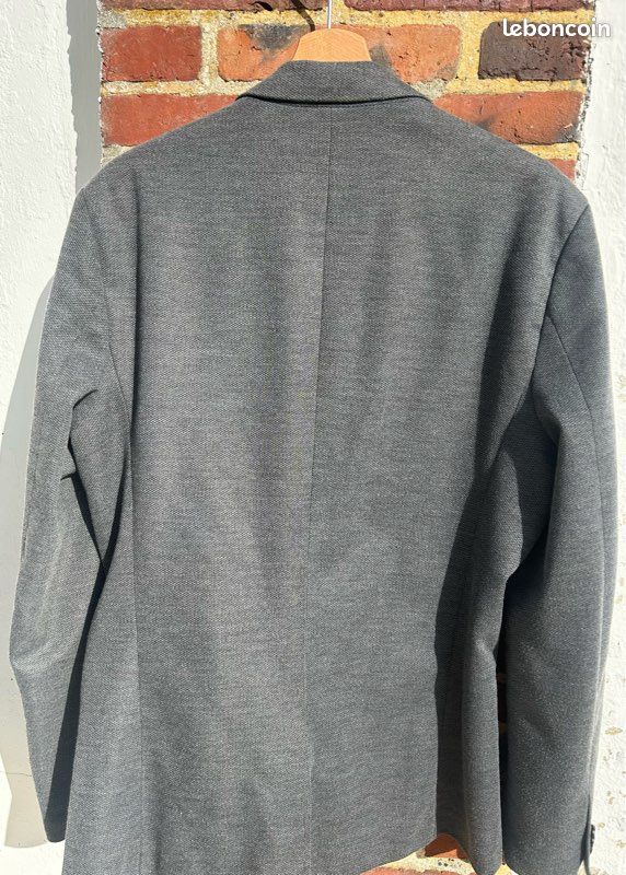 Veste Blazer grise Zara - taille 42 (image 2)