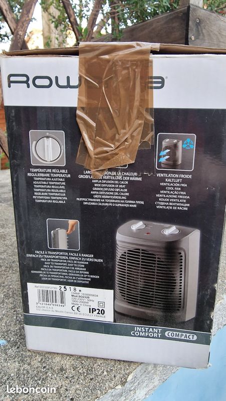 Rowenta Instant Comfort Compact Radiateur soufflant (image 2)