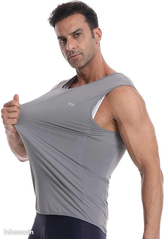 Maillot Cycliste Sans Manches 'Aider à Mettre Fin Au VIH & SIDA' 2010 - Taille Large