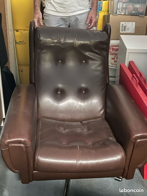 Vends 100 - 1 fauteuil vintage 70s (image 1)