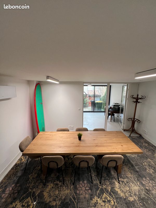 Table à manger, rectangulaire, en pin massif, 8 à 10 couverts, MALIO (image 2)