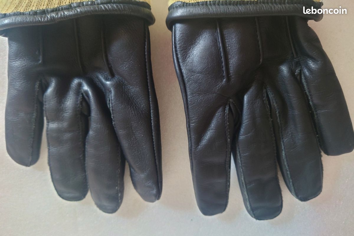 Gants anti coupures ,cuir avec doublure Kevlar 9,5 (image 9)