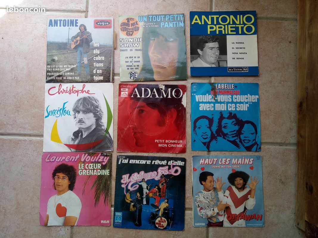 Lot Disques vinils 45T (image 2)