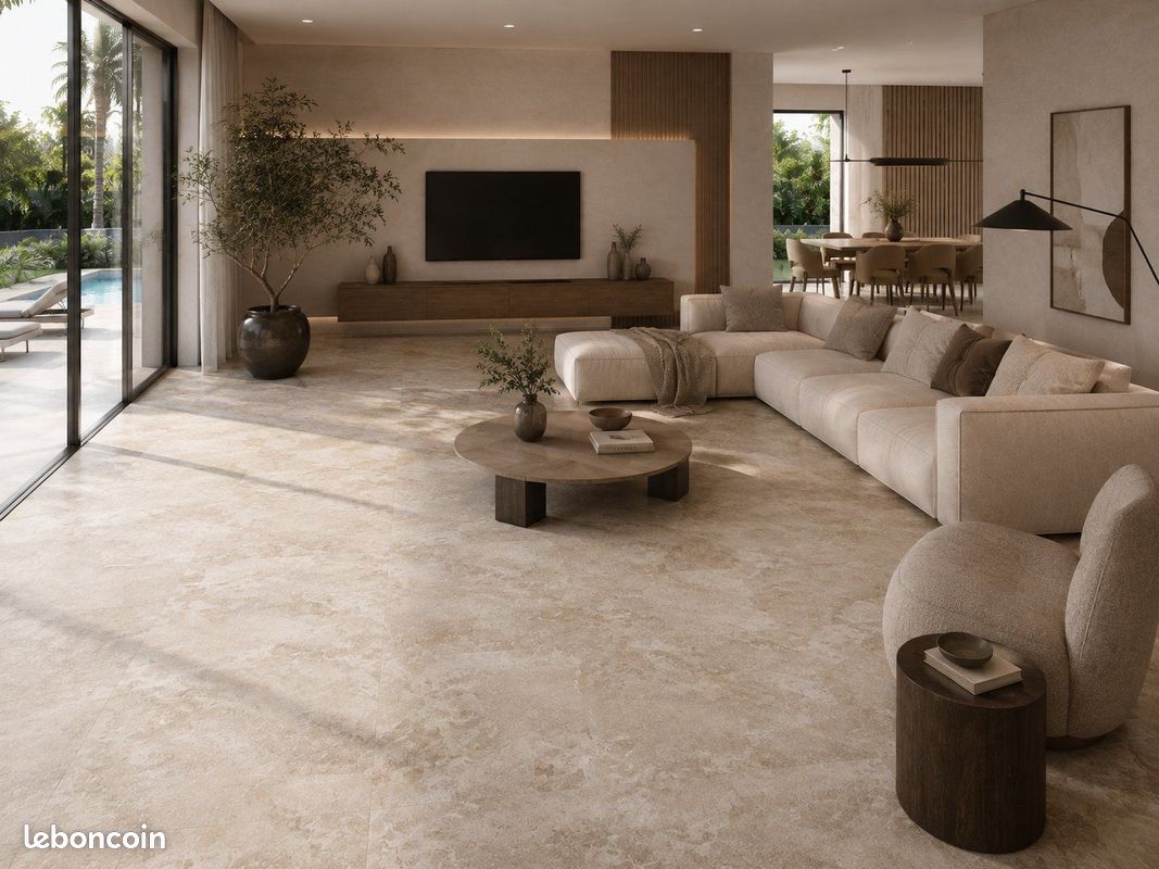 🔥 CARRELAGE ANTALYA SATINADO - IMITATION TRAVERTIN 60x120 🔥 (image 2)