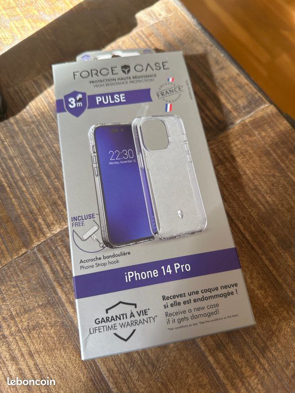 Coque Force Case Transparente Pour IPhone 14 Pulse - Protection En Plastique - Neuf