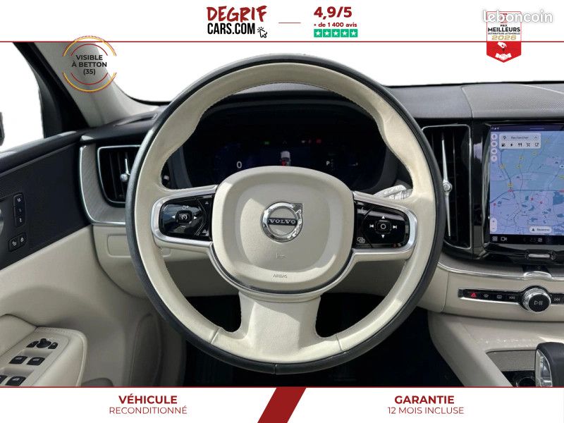 Volvo XC60 T6 AWD Recharge 253+145 Geartronic Plus Style Dark + TOIT OUVRANT + TVA RECUPERABLE (image 15)