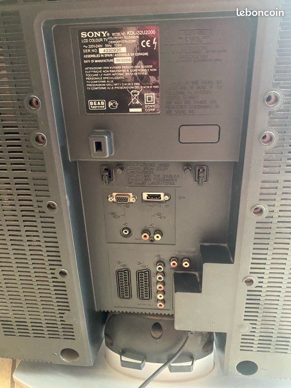 TV Sony 32pouces Bravia + décodeur TNT gratuit (image 3)