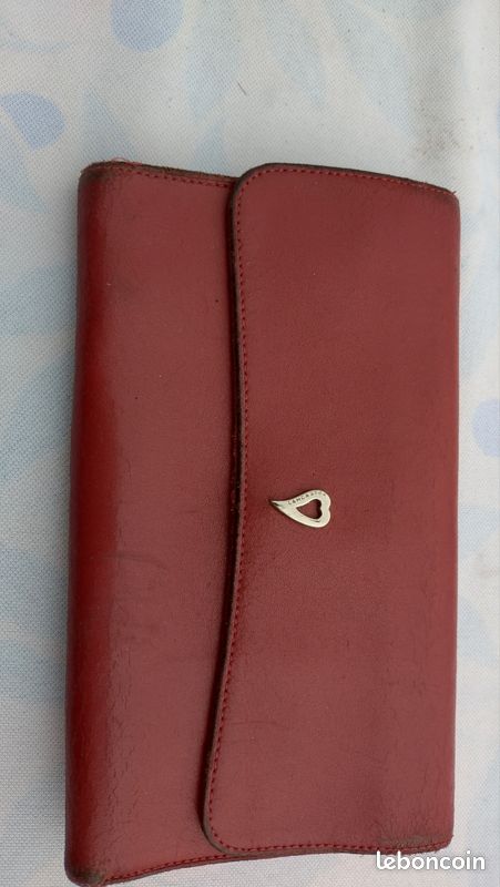 Portefeuille rouge Lancaster – marque Lancaster Paris (cuir