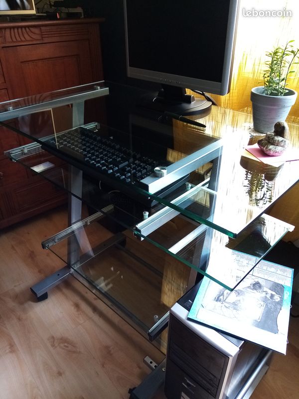 Bureau table verre (image 3)