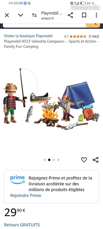 Playmobil Family Fun 9323 Campeurs Jeux Jouets