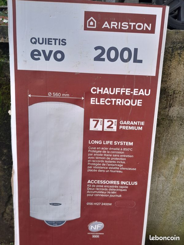 Chauffe eau electrique 200 litres neuf (image 1)