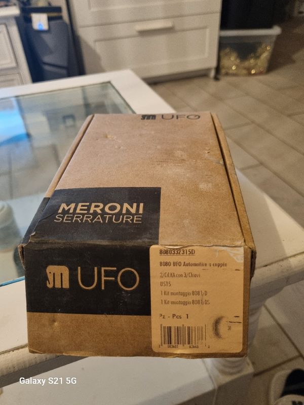 Serrure antivol utilitaire Meroni UFO+ automatique triple