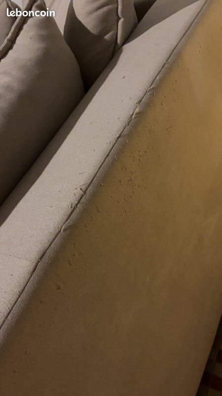 Canapé angle beige convertible (image 6)