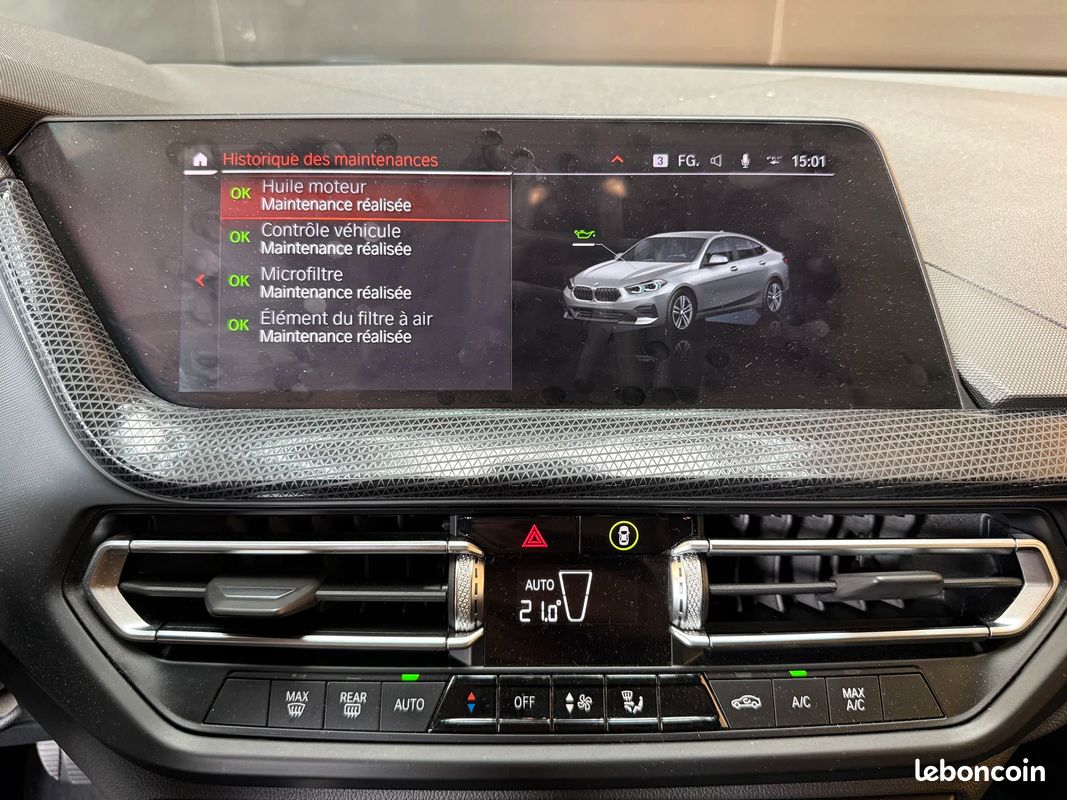 BMW SERIE 2 GRAN COUPE F44 2.0 218d 150 ch / Suivi complet BMW / Caméra de recul / Carplay (image 15)