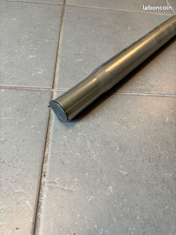 3 tubes diamètre 40 galavanisés (Mats d'antenne TV neufs pour antennes râteaux ou satellite) emboitables longueur 2 mètres (image 2)