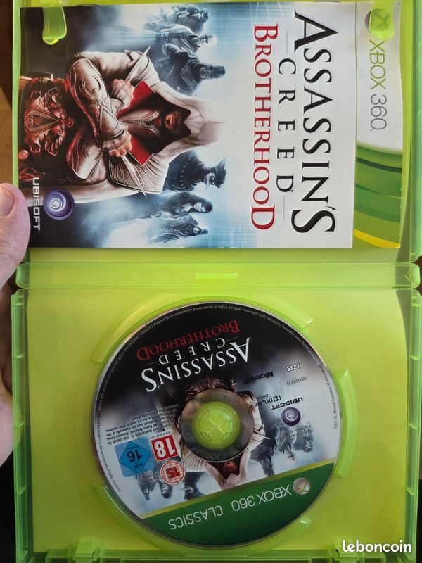 Assassin’s Creed: Brotherhood Xbox 360 - Version Française, édition Spéciale, Très Bon état Complet