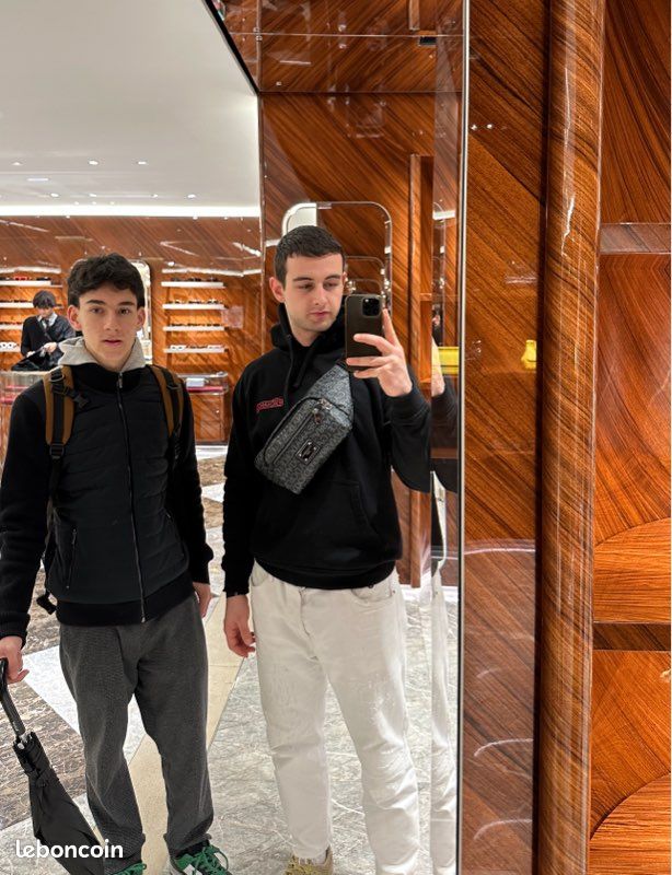 Sac Banane Dolce & Gabbana En Cuir — Noir Et Doré, Neuf Avec Facture Et étiquettes