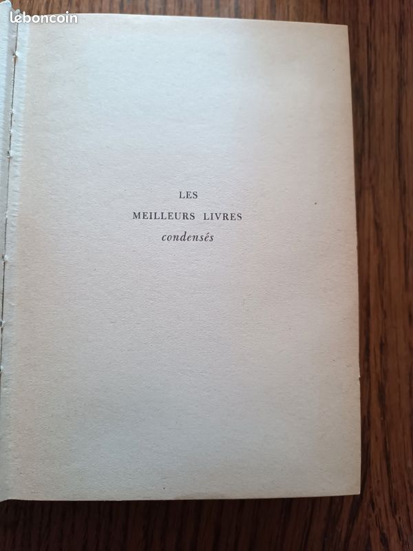 Vends 4 Livres anciens " Sélection du Livre " . 1958 (image 3)