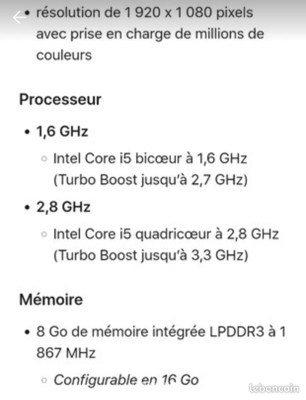 Ecran Imac 21.5 pouces de 2015 (image 4)