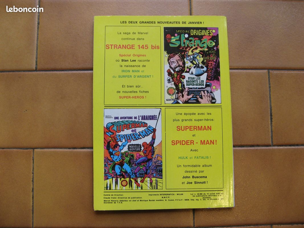 Special Strange 26 / EO 1981 / TBE (image 2)